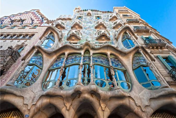 The main Gaudí monuments in Catalonia